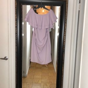 Sexy Mama Maternity off the shoulder dress